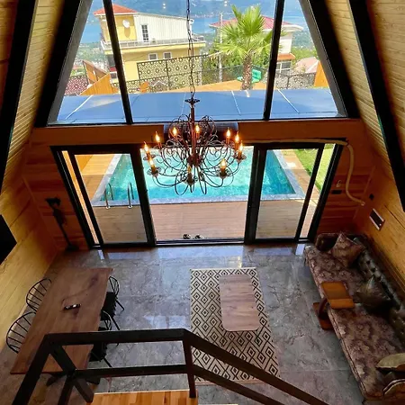 Sakarya Sapanca Kurtkoey Dibektas Da 2 Oda 1 Salon Isitmali , Oezel Havuz , Goel Manzarali - 5 Kisilik Bungalov - Bng-117-A Holiday home *