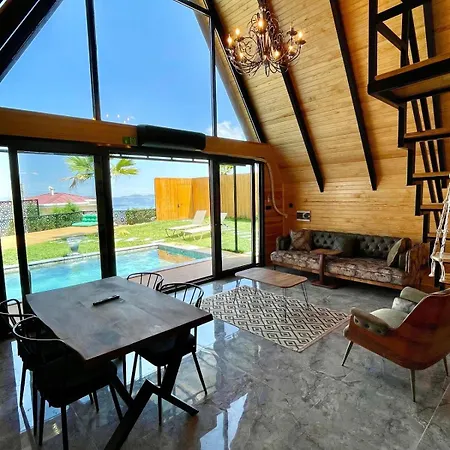 Sakarya Sapanca Kurtkoey Dibektas Da 2 Oda 1 Salon Isitmali , Oezel Havuz , Goel Manzarali - 5 Kisilik Bungalov - Bng-117-A Holiday home *