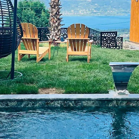 Sakarya Sapanca Kurtkoey Dibektas Da 2 Oda 1 Salon Isitmali , Oezel Havuz , Goel Manzarali - 5 Kisilik Bungalov - Bng-117-A * Sapanca